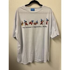 Tokyo Disney Resort 2023 Fantasia Sorcerer Mickey Shirt Ladies Size M-L 165-185